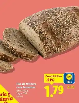 Lidl com - pão de mistura con semmentes promoção