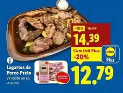Lidl Portugal - lagartos de porco preto promoção