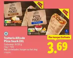 Lidl Xxl - trattoria alfredo pizza snack xxl promoção