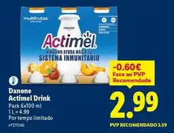 Lidl Danone - actimel drink promoção