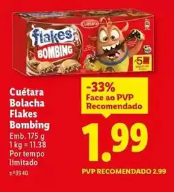 Lidl Cuétara - bolacha flakes promoção