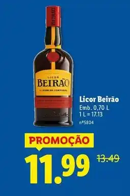 Lidl Beirão - licor promoção