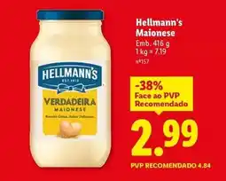 Lidl Hellmann's - maionese promoção