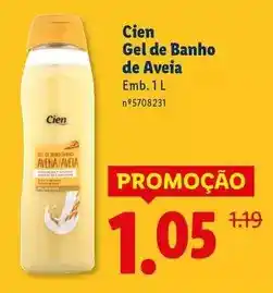 Lidl Cien - gel de banho de aveia promoção
