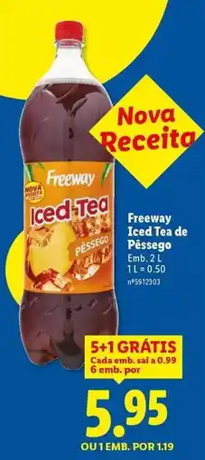 Lidl A+ - iced tea de pessego promoção