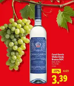 Lidl Casal garcia - vinho verde branco doc promoção
