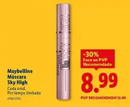 Lidl As - maybelline mascara sky high promoção