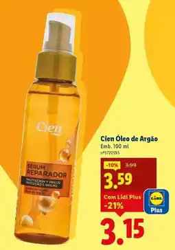 Lidl Cien - oleo de argão promoção