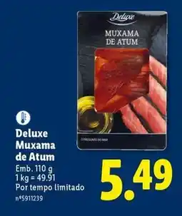 Lidl Deluxe - muxama de atum promoção