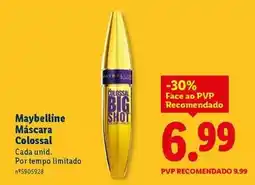 Lidl Maybelline - máscara colossal promoção