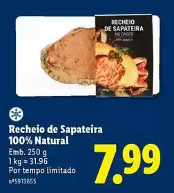 Recheio - de sapateira 100% natural