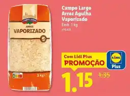 Lidl com - arroz aguinha vaporizado promoção