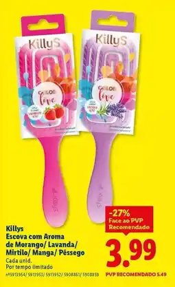 Lidl com - escova com aroma de morango/ lavanda/ mirtillo/ manga/ pesego promoção