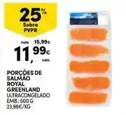Continente Royal - porções de salmão promoção