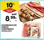 Continente Continente - churrasco de porco promoção