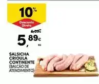 Continente Continente - salsicha promoção