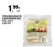 Continente Biológico - tofu continente bio promoção
