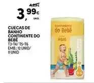 Continente Continente - cuecas de banho do bebe promoção