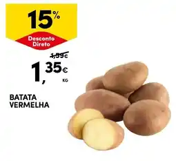 Continente Batata vermelha promoção