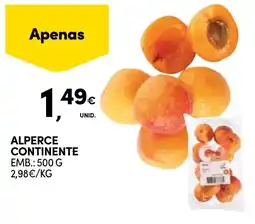 Continente Alperce continente promoção