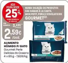 Intermarché Gourmet - alimento humido p/ gato promoção