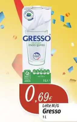 Miranda Supermercados Leite M/G Gresso promoção