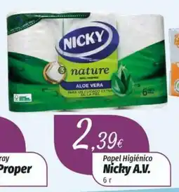 Papel Higiénico Nicky A.V.