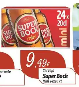 Miranda Supermercados Cerveja Super Bock Mini promoção
