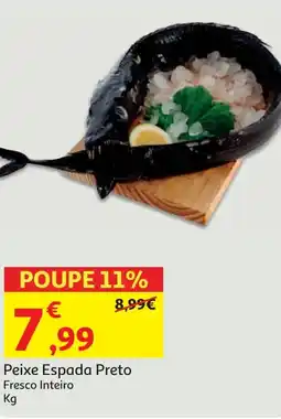 Minipreço Peixe Espada Preto Fresco Inteiro promoção
