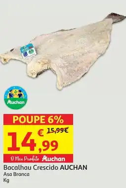 Minipreço Bacalhau Crescido AUCHAN promoção