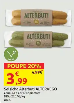 Minipreço Salsicha Alterbuti ALTERVEGO promoção