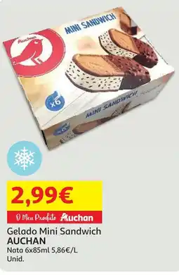 Minipreço Gelado Mini Sandwich AUCHAN promoção
