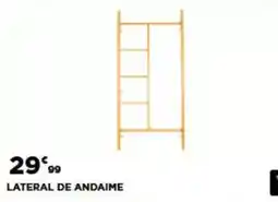 Bricomarché Lateral de andaime promoção