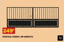 Bricomarché Portao ferro 3m direito promoção
