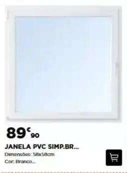 Bricomarché Janela pvc simp.br promoção