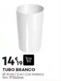 Bricomarché Tubo branco promoção