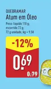 ALDI Quebramar - atum em óleo promoção