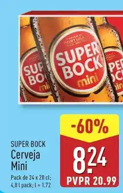 ALDI Super bock - cerveja mini promoção