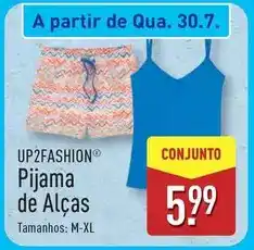 ALDI Up2fashion - pijama de alcas promoção