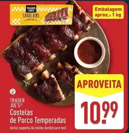ALDI Costelas de porco temperadas promoção