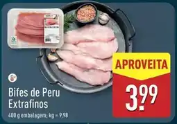 ALDI Bifes de peru extrafinos promoção