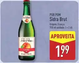 ALDI Sidra brut promoção