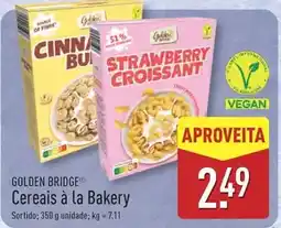 ALDI Golden bridge - cereais a la bakery promoção