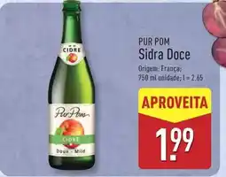 ALDI Sidra doce promoção