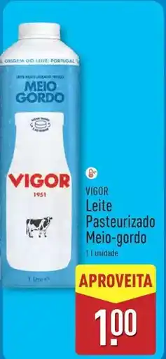 ALDI Vigor - leite pasteurizado meio-gordo promoção
