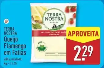 ALDI Terra nostra - queijo flamengo em fatias promoção