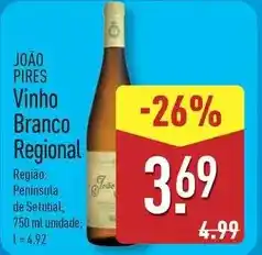 ALDI João pires - vinho branco regional promoção