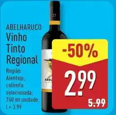 ALDI Abelharuco - vinho tinto regional promoção