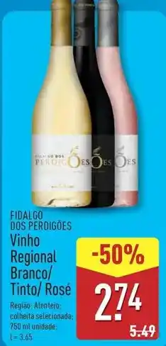 ALDI Alentejo - vinho regional branco promoção