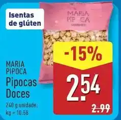 ALDI Gourmet - maria pipoca pipocas doces promoção